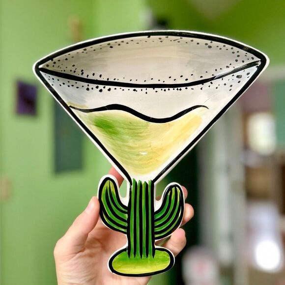 Cactus Southwestern Cute Drink Sip Candy Dish Spoon Rest Home Decor Accent - Picture 1 of 5